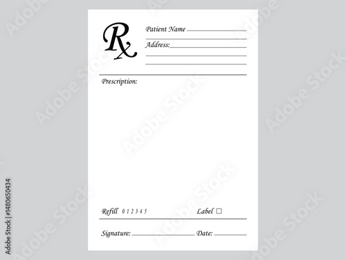 Doctor Prescription Pad Design