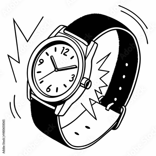 Punishment Watch: Cursing Consequences Illustration