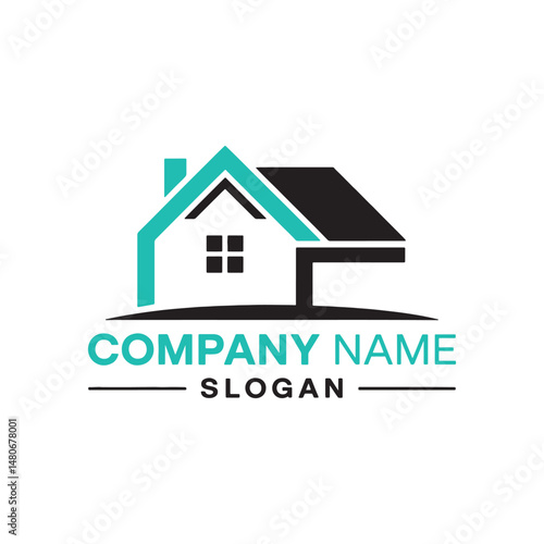 Home property logo, Home Logo Design Silhouette 