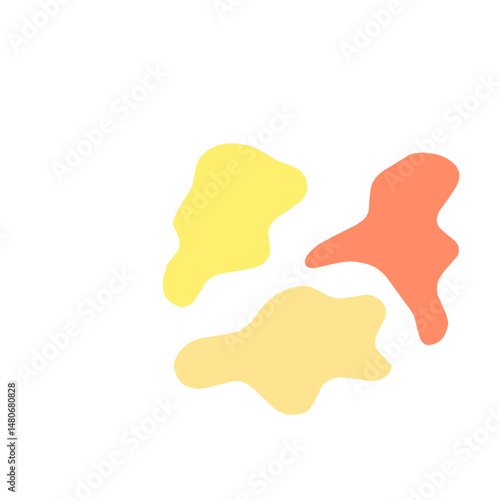 Cute Retro Abstract Doodle Shape 