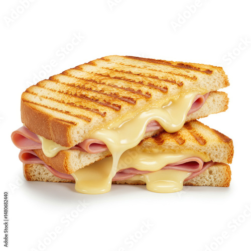 sandwich with ham and cheese