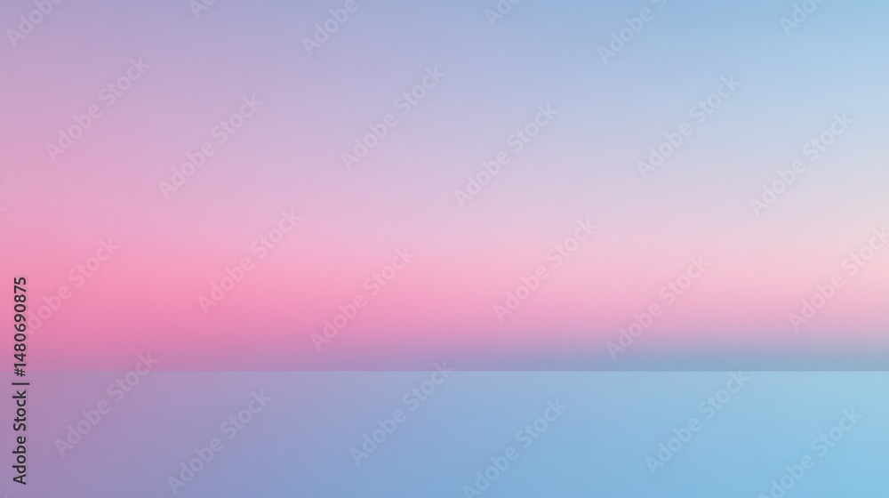 Obraz premium A 4K photo of 4K photo of minimalist pastel pink and blue gradient.