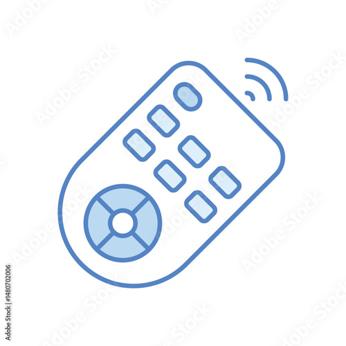 Remote Control Vector icon