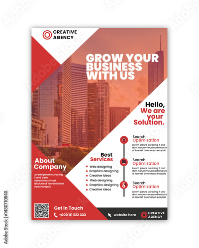  Vector full editable corporate flayer design. 
