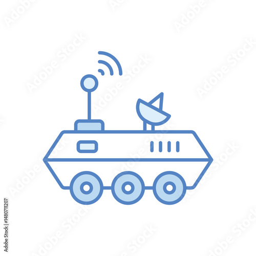 Space Rover Vector icon