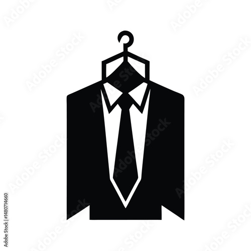 Formal Wear Symbols Black and White.
