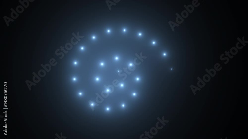 Wallpaper Mural Abstract spiral lights. Computer generated 3d render Torontodigital.ca