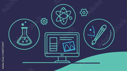 Discover the power of design science technology integrated solutions for innovative projects Minimalist teal and dark