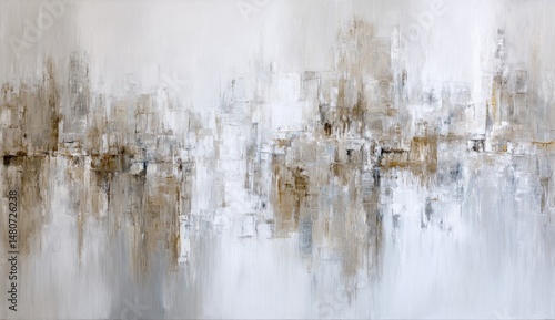 Abstract landscape of muted tones