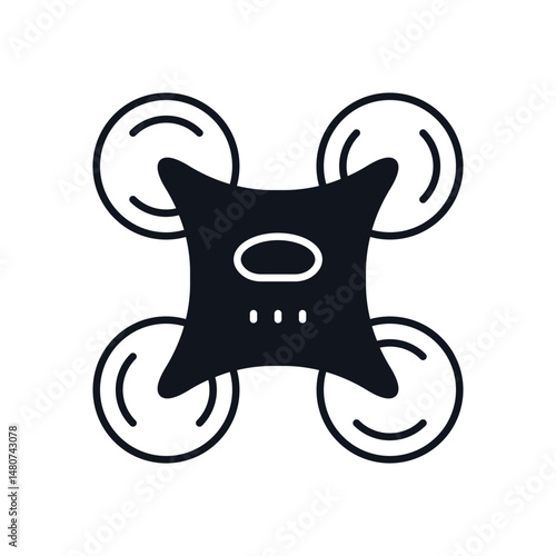 Drone Vector icon