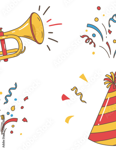 Celebration doodles Party time essentials