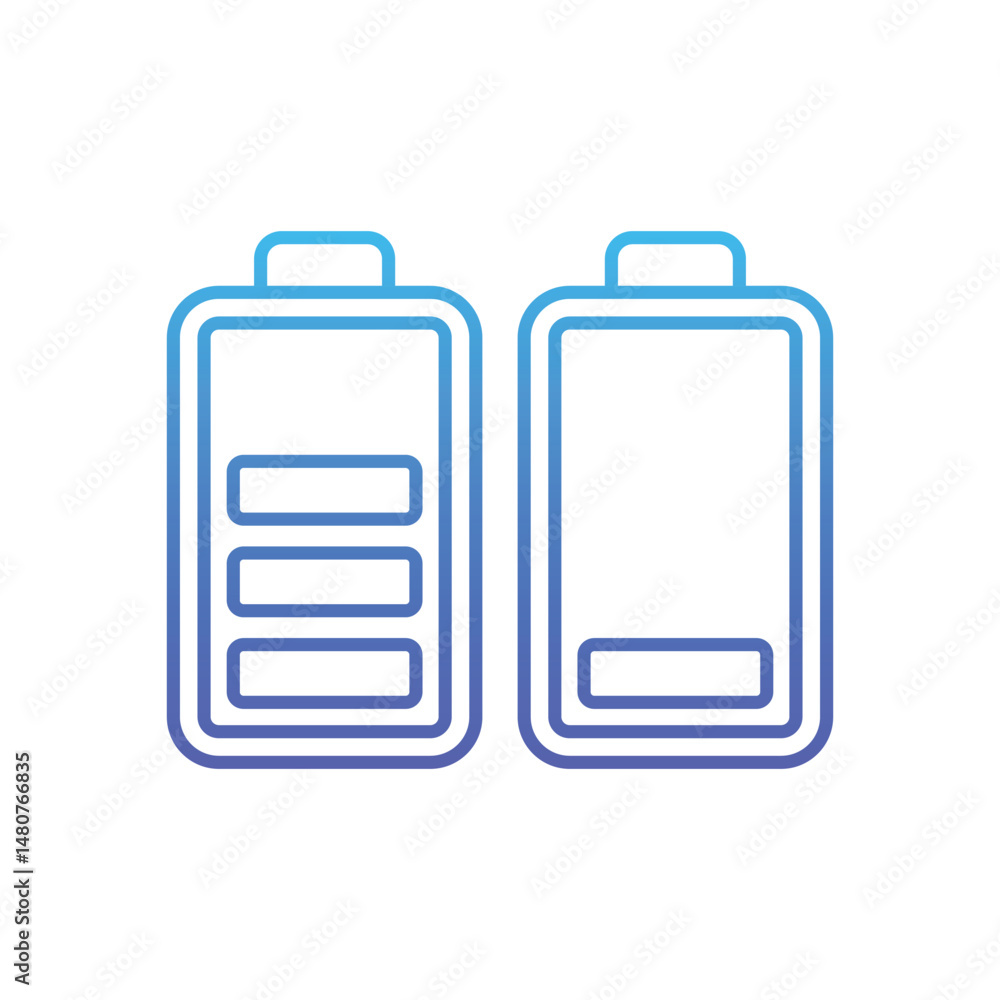 Battery Vector icon Battery Vector icon