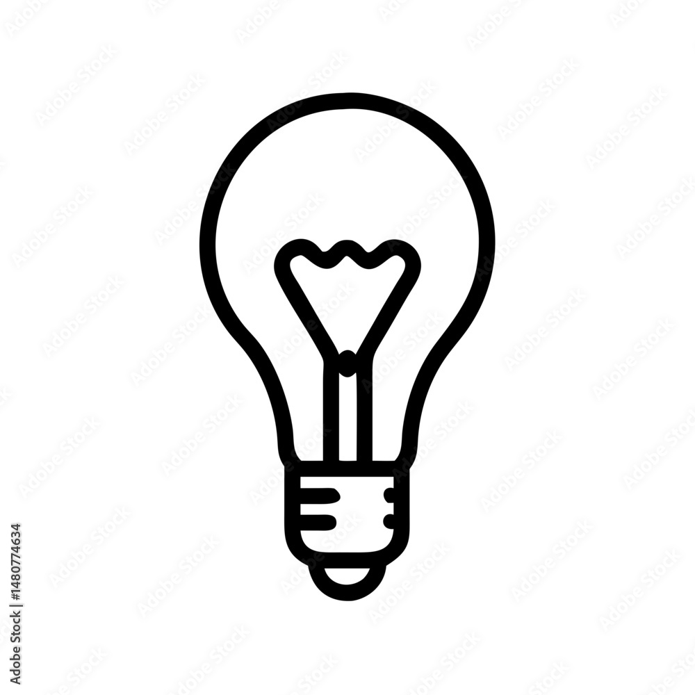 Icon of a Light Bulb Icon of a Light Bulb