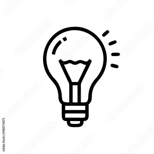 Icon of a Light Bulb