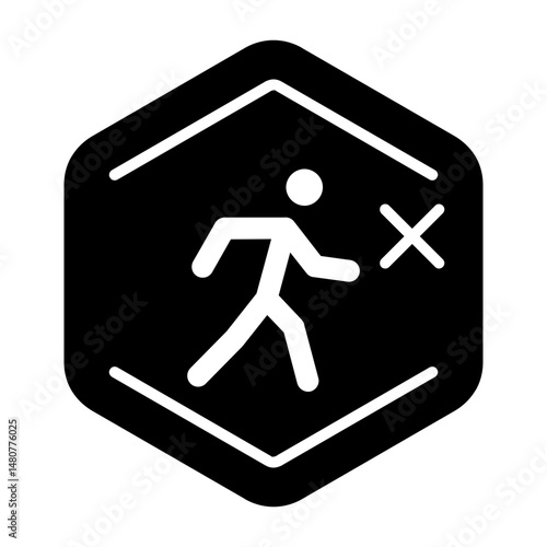 Pedestrians Allowed Icon