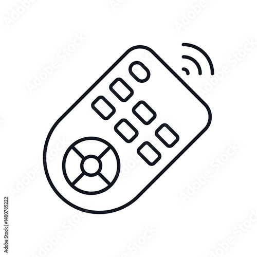 Remote Control Vector icon