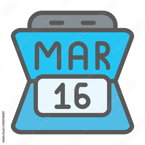 March 16 Icon