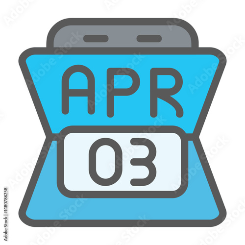 April 3 Icon