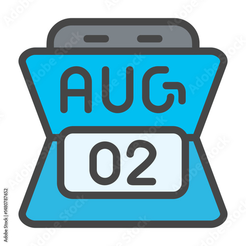 August 2 Icon
