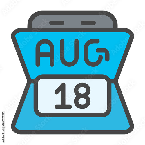 August 18 Icon