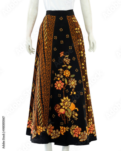 Women's batik skirts give an elegant image with beautiful floral motifs.