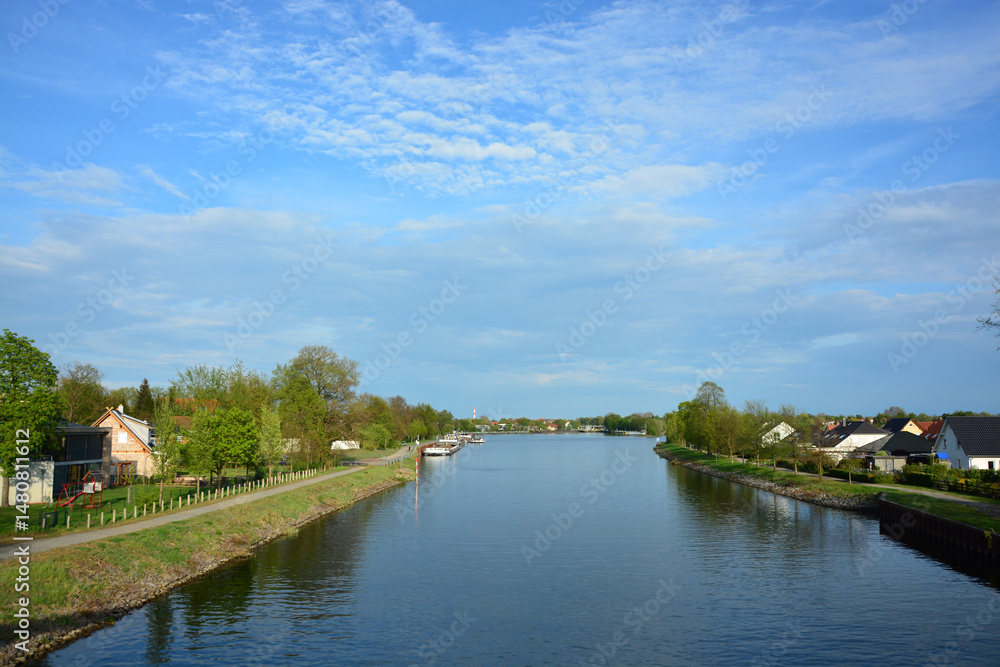 Fluss, Baum, Natur, Horizont, Himmel, Frühling Fluss, Baum, Natur, Horizont, Himmel, Frühling