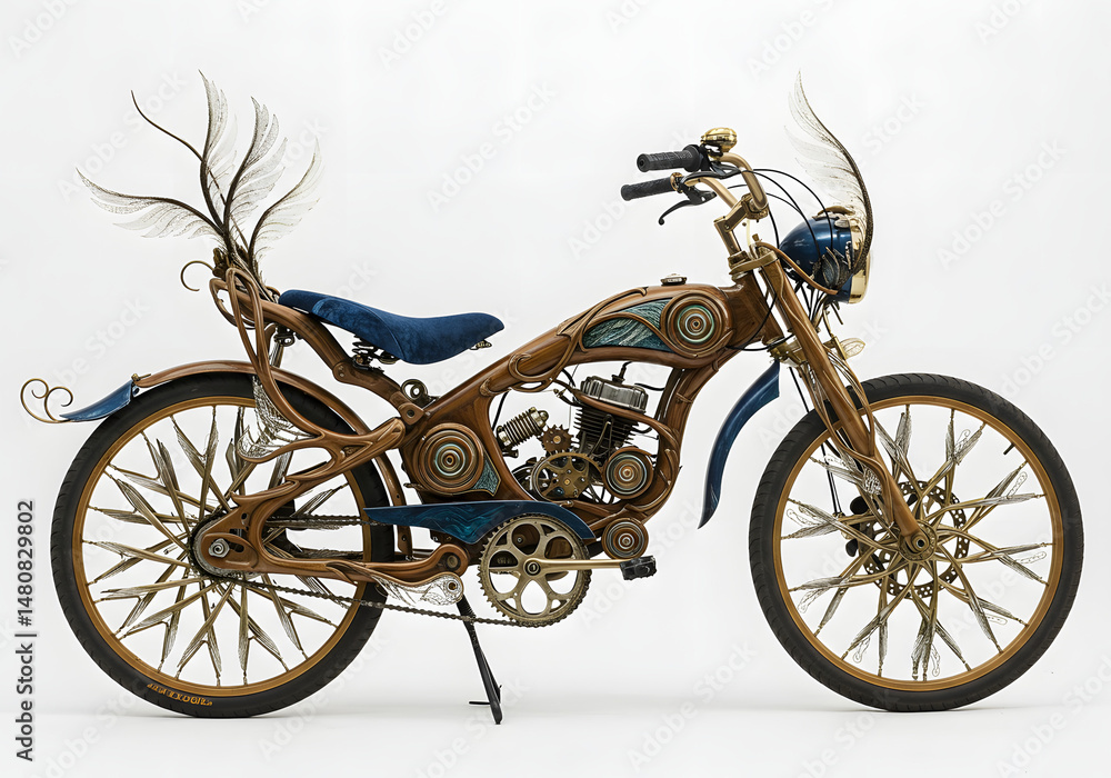 Obraz premium Unique Custom Motorcycle Design