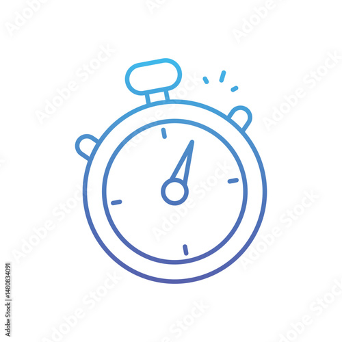 Stopwatch  Vector icon