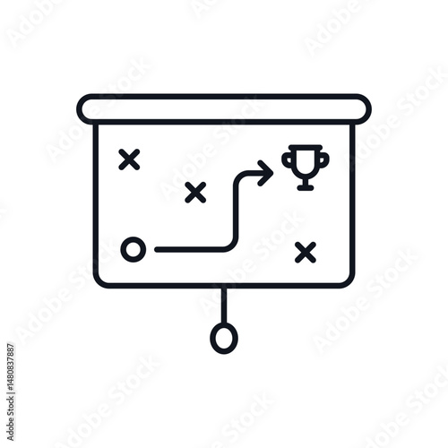 Game Plan Vector icon