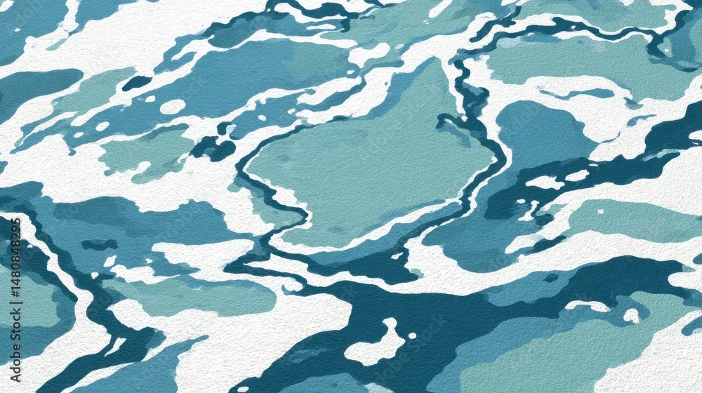 Marble surface revealing fluid blue and white patterns, generating dynamic abstract texture with organic swirling movements, ideal for graphic design and creative visual compositions Marble surface revealing fluid blue and white patterns, generating dynamic abstract texture with organic swirling movements, ideal for graphic design and creative visual compositions