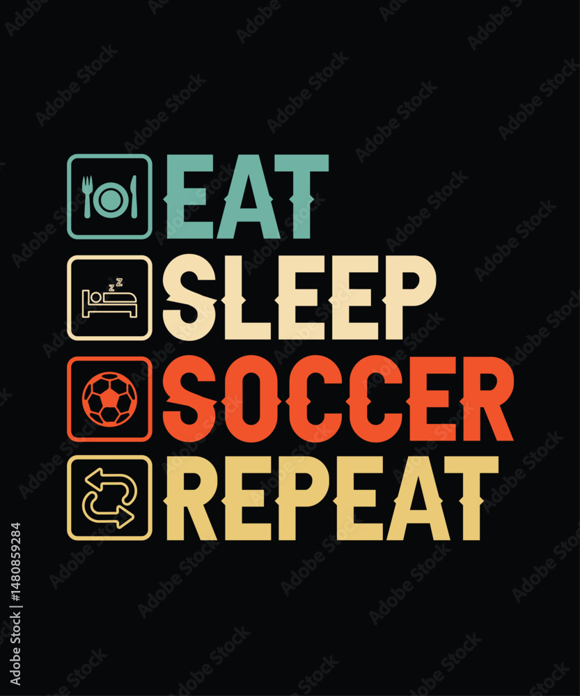 Obraz premium Soccer Tshirt Design