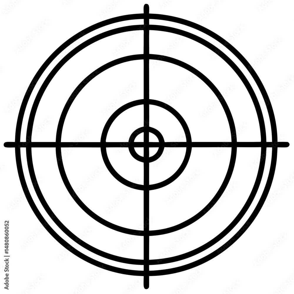 target on white background target on white background