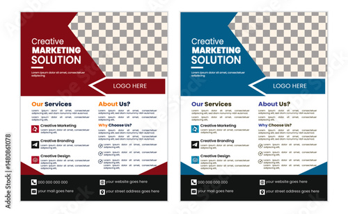 Creative business flyer design a4 flyer template perfact and modern vactor corporate flyer 2 colorful flyer design template business advertising vactor uniqe design.


