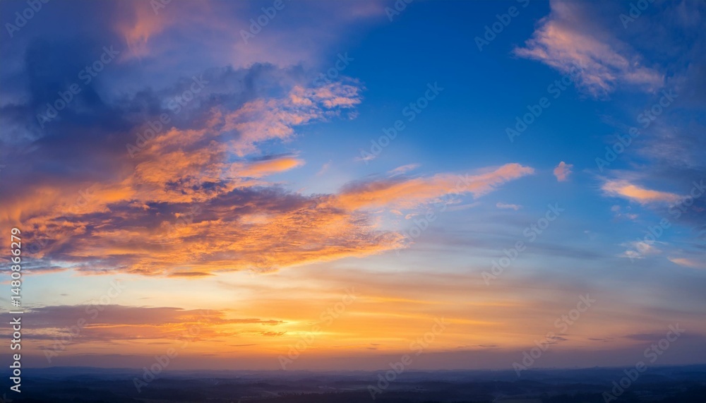 gradient orange gold clouds and sunlight on the blue sky perfect background wallpaper gradient orange gold clouds and sunlight on the blue sky perfect background wallpaper