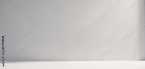 Wallpaper Mural White canvas, faint shadows, smooth surface, pristine,  white,  design background Torontodigital.ca