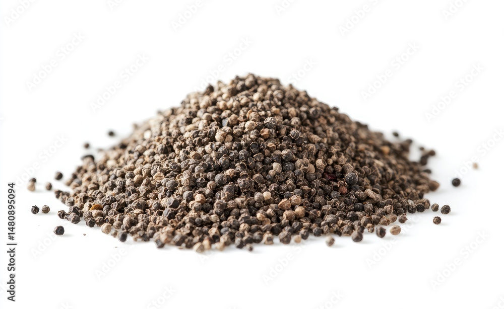 Black Peppercorns: A Textured Pile of Spice Black Peppercorns: A Textured Pile of Spice