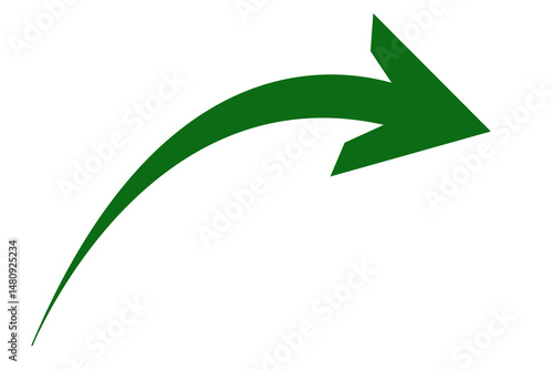 green arrow vector