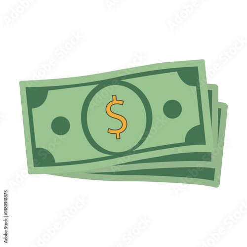 Green dollar cash 