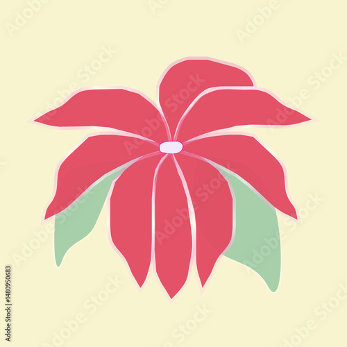 vector illustration of a flower