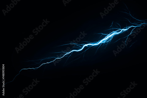 Electric Lightning bolts overlay Effects