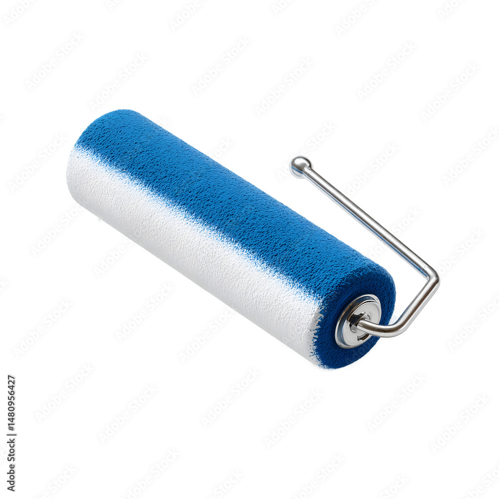 Obraz premium High-Quality Paint Roller with Durable Two-Tone Design