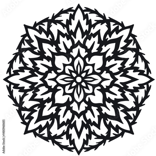 floral mandala