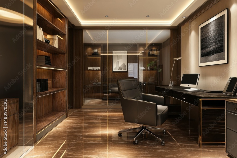 Fototapeta premium Modern Office Interior Photograph