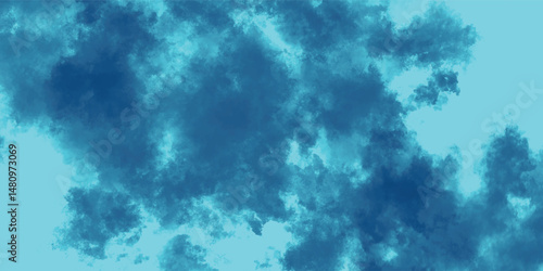 Принти на полотні Blue Breath Becoming Form in the Quiet of the Upper Sky