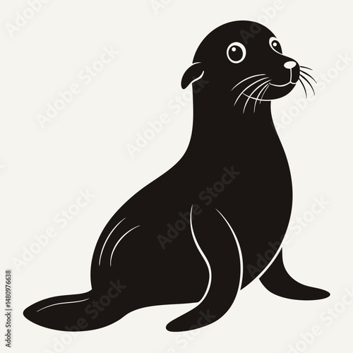 black sea lion