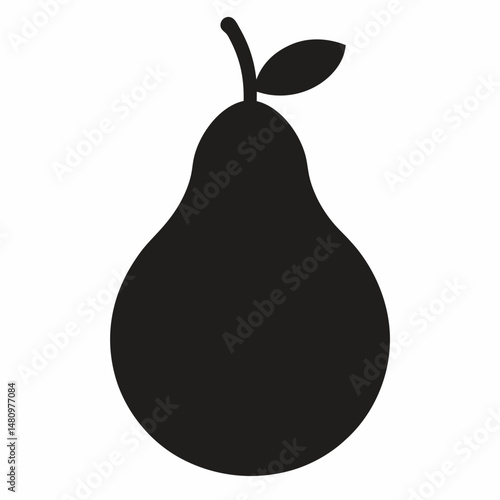 pear isolated on white