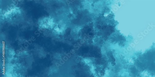 A Still Storm Caught in the Infinite Breath of Azure Haze

