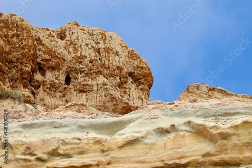 Wallpaper Mural Cool Sedimentary Rock formations cliffs at Torrey Pines State Reserve San Diego California Torontodigital.ca