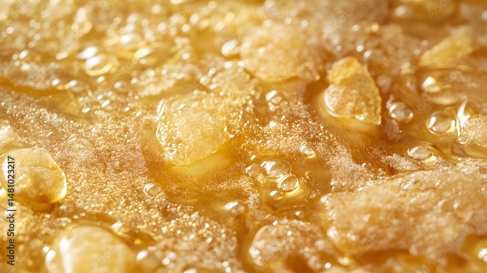 crispy potato chips, golden brown surface with bubbly texture
