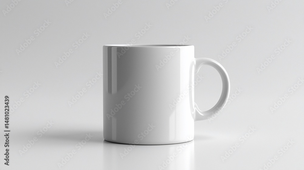 Blank white mug mockup Blank white mug mockup